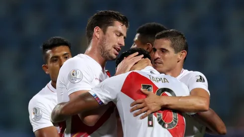 Ormeño fue parte del triunfazo de Perú.