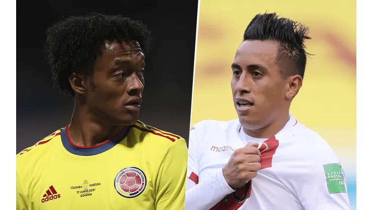 Colombia vs. Perú (Fotos: Getty Images).