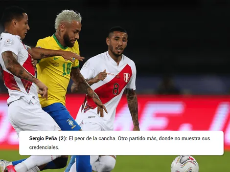 Jugador x Jugador de Perú vs. Brasil
