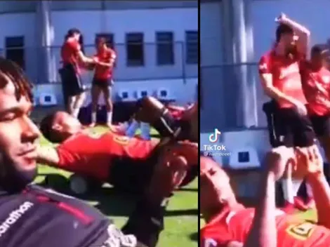 Relajan: Yoshimar Yotún y Santiago Ormeño fueron captados bailando en práctica de Perú