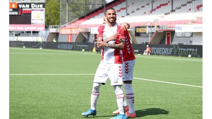 Sergio Peña fue el mejor del Emmen en la temporada 2020-21.