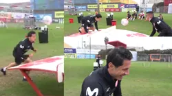 Conoce su cuento: Gianluca Lapadula la rompió jugando al Teqball junto a Alex Valera