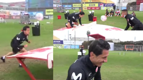 Conoce su cuento: Gianluca Lapadula la rompió jugando al Teqball junto a Alex Valera
