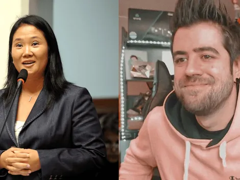 "Dulces quince años": AuronPlay saluda a Keiko Fujimori tras perder ante Pedro Castillo