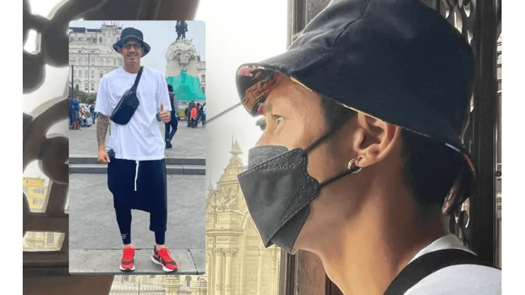 Sigue conociendo su país: Gianluca Lapadula paseó por el centro de Lima