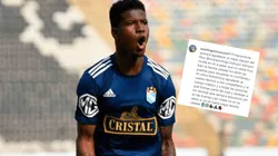 "Agradezco al mejor equipo del Perú": Washington Corozo y su carta de despedida