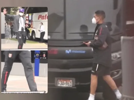 Paolo Guerrero viajó a Ecuador a pesar de tener complicada cojera