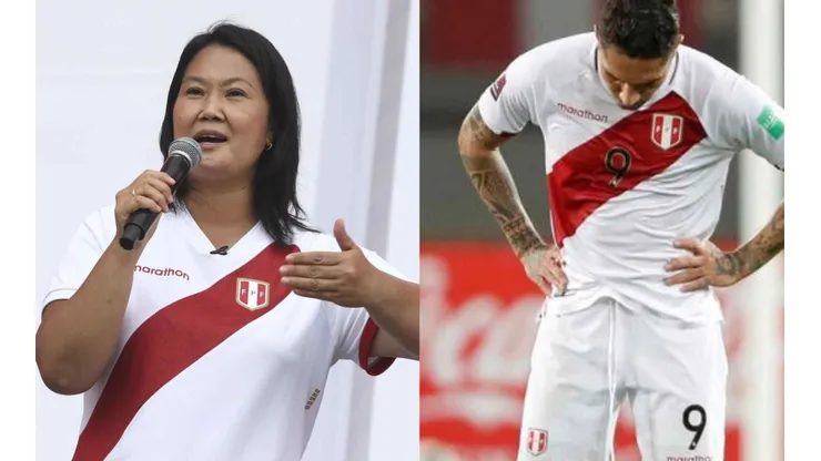 Keiko Fujimori hizo toda su campaña con la Blanquiroja.