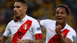 Paolo Guerrero y André Carrillo, Selección de Perú (Foto: Getty Images)