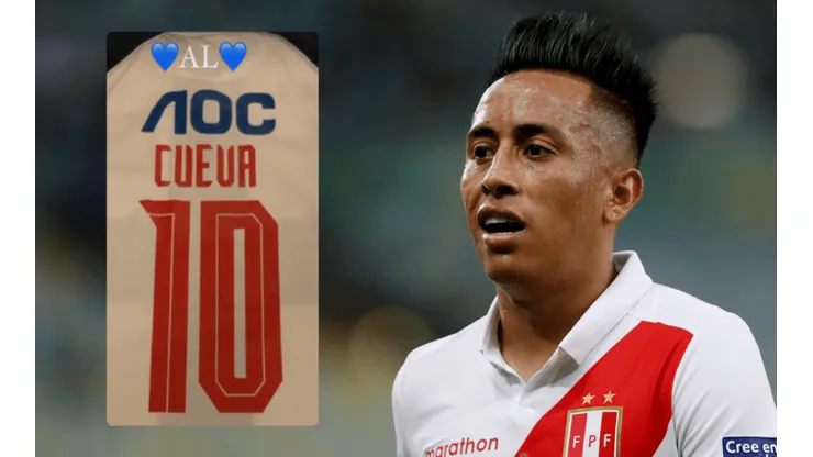 Christian Cueva recibió camiseta de Alianza Lima previo duelo contra Colombia