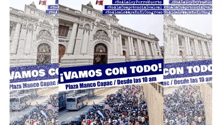 Hinchas de Alianza Lima programan marcha contra ley favorable a Universitario de Deportes
