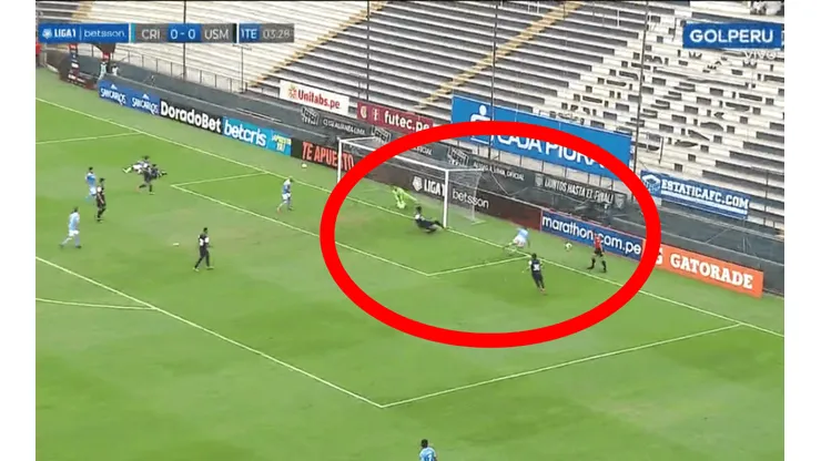 Apareció el gol: Alejandro Hohberg anotó el 1-0 para Sporting Cristal sobre San Martín