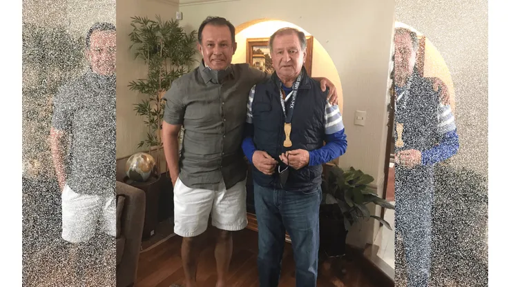 Juan Reynoso compartió medalla de campeón con su maestro en México