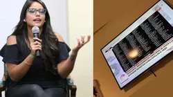 Milena Merino es conductora en GolPerú.