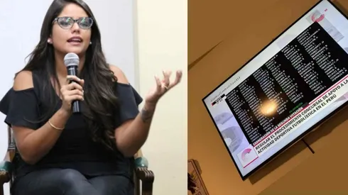 Milena Merino es conductora en GolPerú.