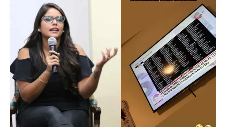 Milena Merino es conductora en GolPerú.
