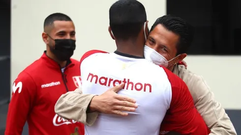 Lapadula llegó este jueves a Perú.