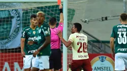 Alberto Quintero sumó su tercera roja con camiseta de Universitario.