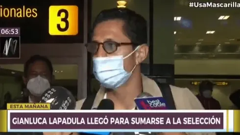 Gianluca Lapadula llegó a Lima este jueves en la mañana.