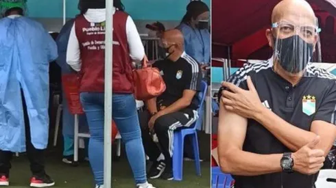 Roberto Mosquera se suma a la lista de peruanos que ya fueron vacunados.