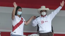 Pedro Castillo quedó primero y Keiko Fujimori segunda el 11 de abril.