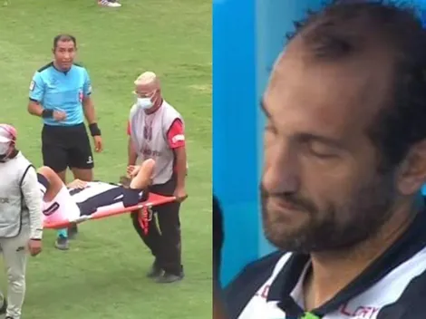 Tuvo que ser cambiado: Hernán Barcos salió por lesión en Alianza Lima