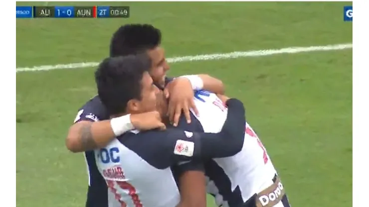 Renato Rojas anotó su primer gol en Primera División.