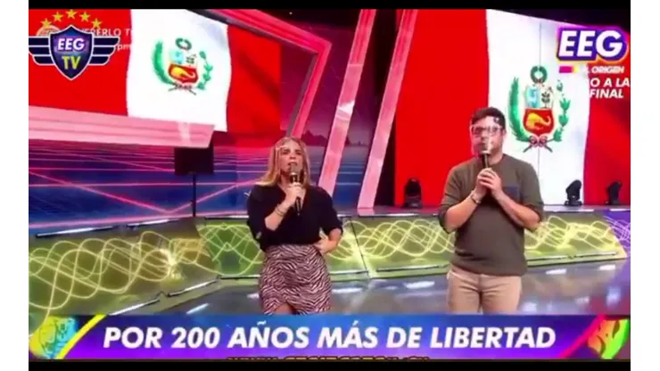 Johanna San Miguel es conductora de Esto es Guerra.