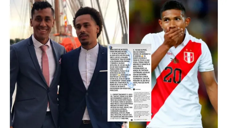 El hermano de Renato Tapia admitió que estaba en España.