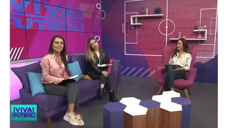 Nair Aliaga y Alexandra del Solar son parte de Viva Fútbol.