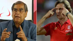 Oscar Ugarte es ministro de Salud y Ricardo Gareca entrenador de la Selección.