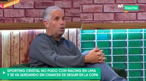 Diego Rebagliati es hincha de Sporting Crsital y panelista en Movistar Deportes.