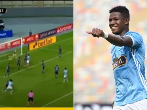 El palo le dice no: Washington Corozo y el palo que niega el 1-0 para Cristal