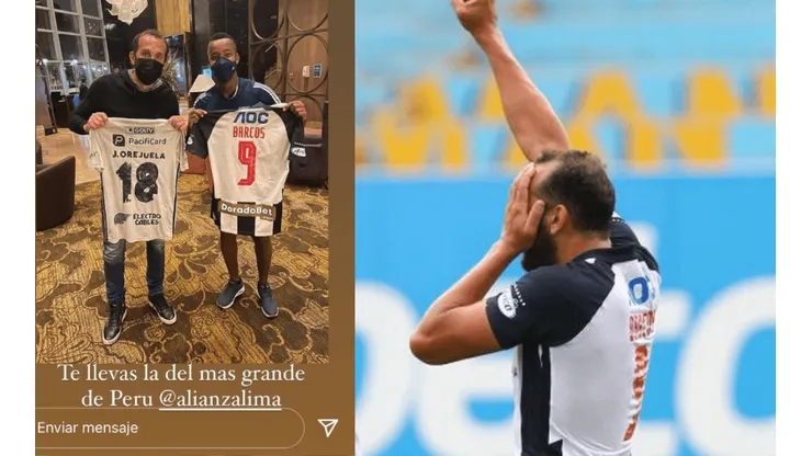 "Te llevas la del más grande de Perú": Hernán Barcos regaló camiseta a crack sudamericano