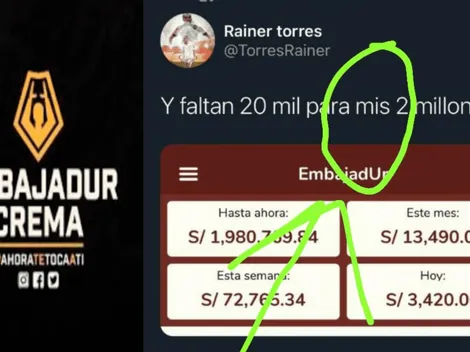 "Faltan 20 mil para mis 2 millones": Rainer Torres y el misterioso mensaje que asustó a todos en 'EmbajadUr'