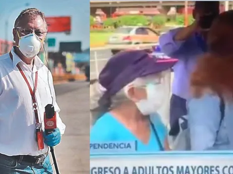 ¡APLAUSOS!: Gunter Rave intervino para que señora de 70 años sea vacunada