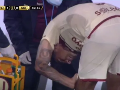 Alerta en Universitario por lesión de Enzo Gutiérrez en la Copa Libertadores
