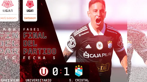 Clásico celeste: Sporting Cristal venció 1-0 a Universitario de Deportes