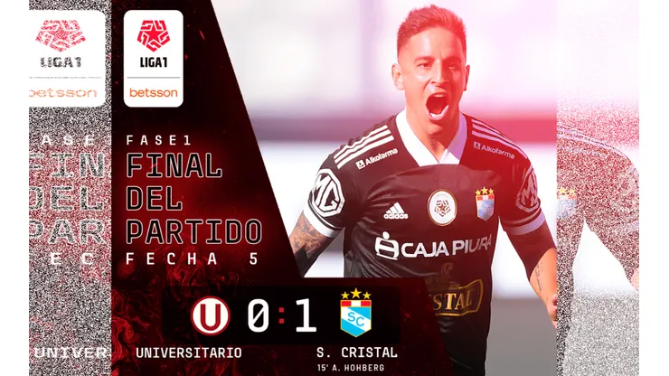 Clásico celeste: Sporting Cristal venció 1-0 a Universitario de Deportes