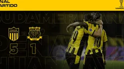 Noche para el olvido: Peñarol goleó por 5-1 a Sport Huancayo en Montevideo