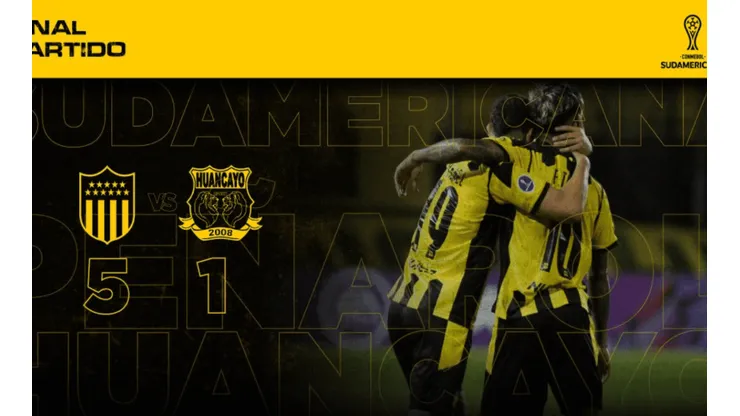 Noche para el olvido: Peñarol goleó por 5-1 a Sport Huancayo en Montevideo