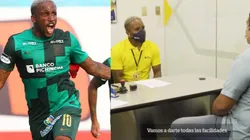 Jefferson Farfán dejó los campos de fútbol por unos minutos para tener otra profesión.
