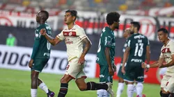 Enzo Gutiérrez puso en peligro el triunfo del Palmeiras.