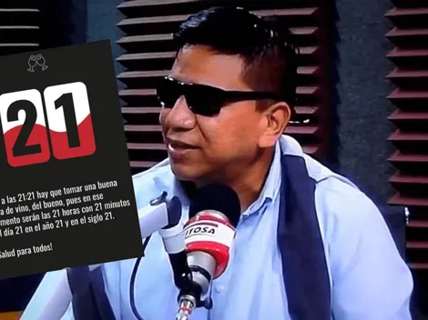 El polémico periodista Silvio Valencia promueve consumo de vino en redes sociales