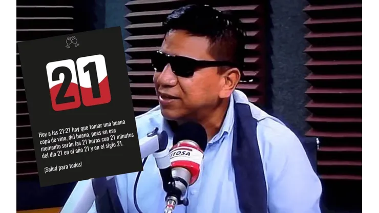 El polémico periodista Silvio Valencia promueve consumo de vino en redes sociales