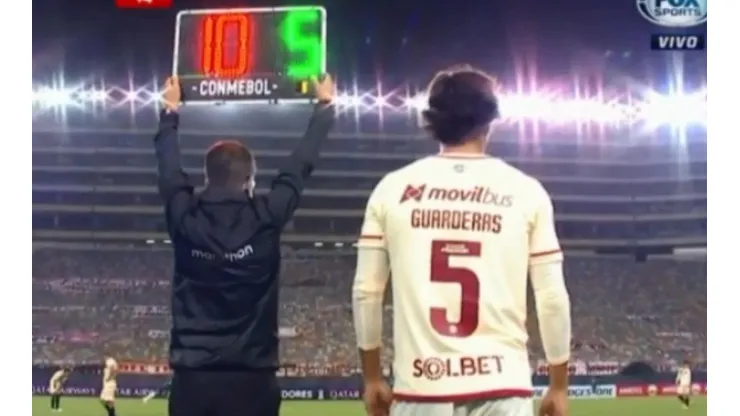 Rafael Guarderas ingresó a los 92 cuando el encuentro estaba 2-2.