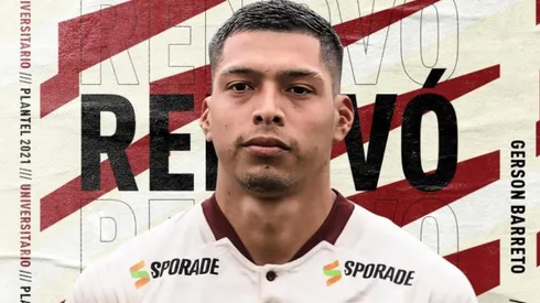 Gerson Barreto fue titular en el triunfo crema ante la San Martín por la cuarta fecha.