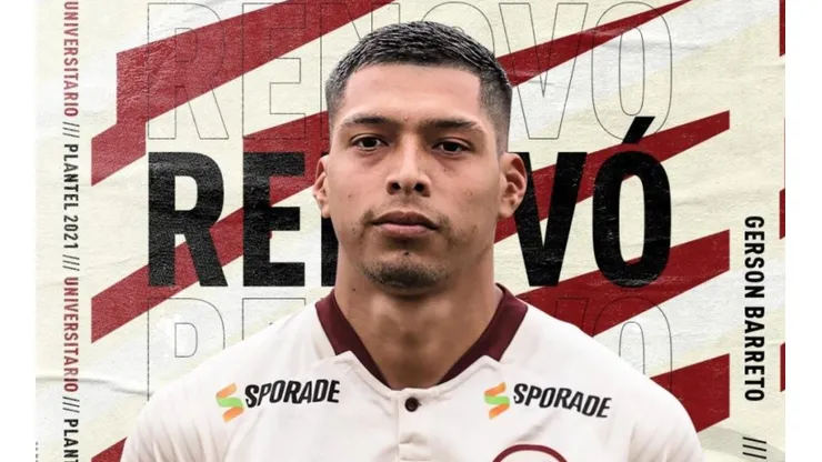 Gerson Barreto fue titular en el triunfo crema ante la San Martín por la cuarta fecha.
