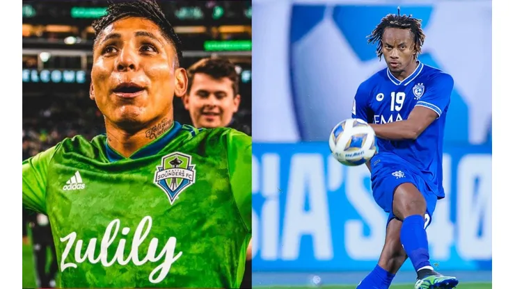 Ruidiaz y Carrillo juegan en Estados Unidos y Arabia respectivamente.