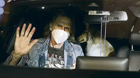 Ricardo Gareca llegó este martes a Lima desde Buenos Aires.